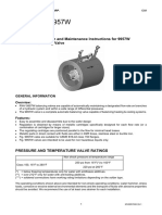 Installation, Operation and Maintenance Instructions For 9957W Automatic Balancing Valve