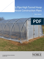 Portable Poly Pipe High Tunnel Hoop House Construction Plans
