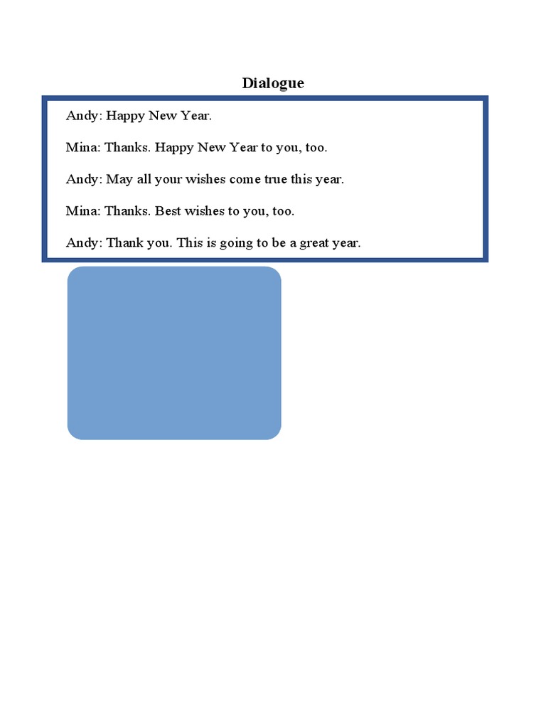 Dialogue Speaking Class | PDF | Home & Garden