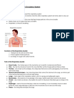 MODULE 1: Respiratory and Circulatory System