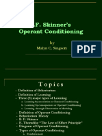 Skinner's Operant Conditioning