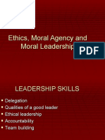 Ethics, Moral Agency and Moral Leadership