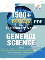 Disha General Science Notes With 1500 - MCQs