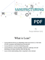 Lean Manufacturing Benefits