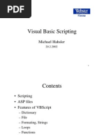 Visual Basic Scripting: Michael Hahsler