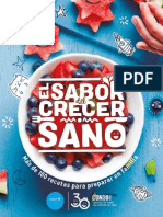 Recetas El Sabor Del Crecer Sano Unicef