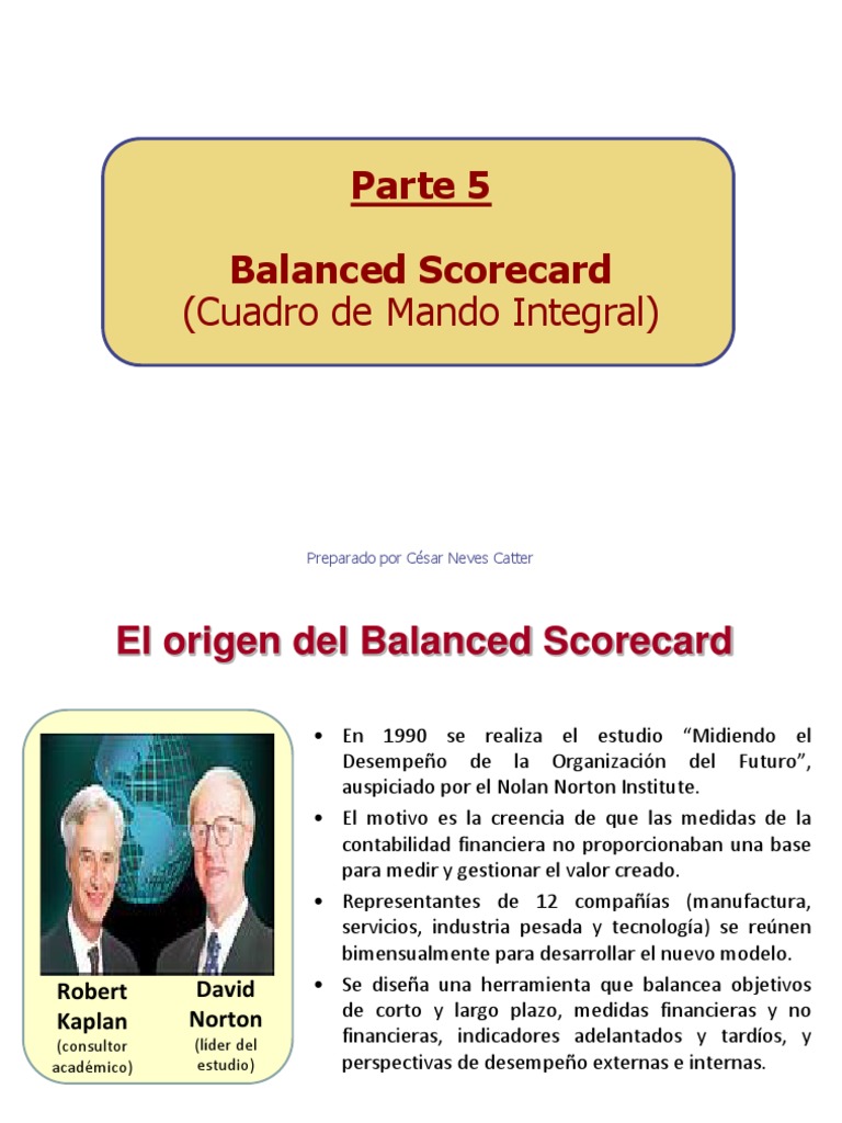 06 - Uso Del Balanced Scorecard | PDF | Economias | Business