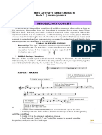 Introductory Concept: Learning Activity Sheet-Music 6 Week 3