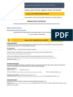 Modulo Dati Catastali