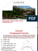 Curves: Compound Curves and Super Elevation Etc