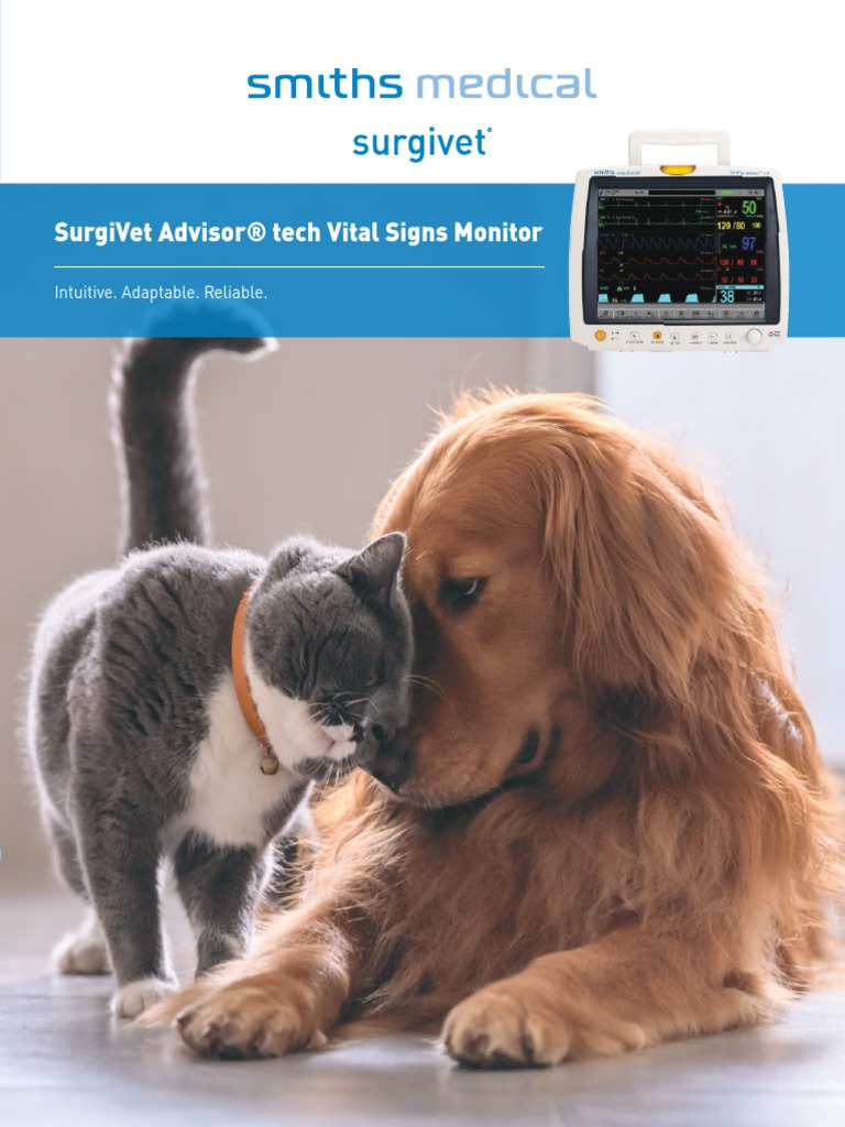 Surgivet Advisor® Tech Vital Signs Monitor Intuitive. Adaptable