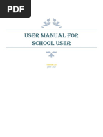 User Manual For School User: JULY 2020