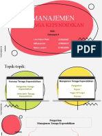 Manajemen tenaga kependidikan