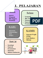 JADWAL PELAJARAN Repita