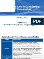 Onbase Document Management Tti Presentation: March 27, 2017