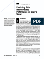 Predicting Ship Hydrodynamic Performance in Today World