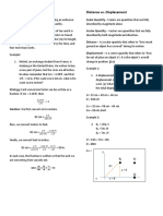 Distance vs Displacement Measurement