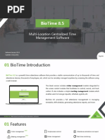 BioTime 8.5.4 Introduction