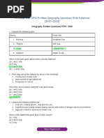 Previous Year UPSC Prelims Geography Questions With Solutions 2013 2020