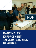 Maritime Law Enforcement Tabletop Exercise Catalogue