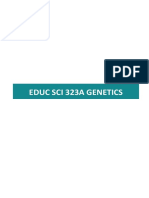 Genetics Learning Material (Midterm)