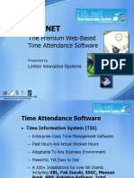 TIS .NET Premium Web-Based Time Attendance Software