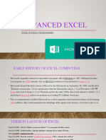 Advanced Excel - Presentation