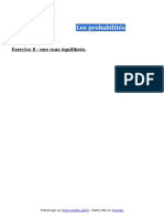 Les Probabilites Exercice 8 Troisieme