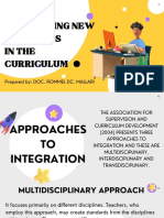 Integrating New Literacies in the Curriculum