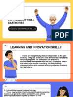 21St Century Skill Categories: Prepared By: Doc Rommel Dc. Mallari