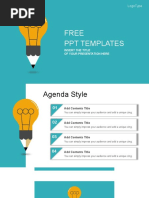 Creative Idea Bulb PowerPoint Template