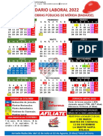 Jornada Reducida: Del 12 de Julio Al 12 de Agosto, (3 Días) Total 24 Hora