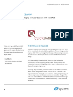 Case Study: Clickbank: Production Environment Integrity and User Backups With