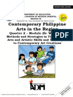 Contemporary Philippine Arts in The Region: Quarter 2 - Module 2b: Weeks 3-4