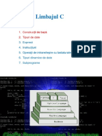 T4 - Limbajul C - 1. Constructii de Baza Si 2. Tipuri de Date (1)