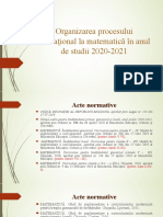 Prezentare Organizarea Procesului Educational 12-08-2020