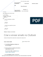 Criar e Enviar Emails No Outlook
