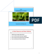 Environmental Science: 9. Water Resources and Water Pollution