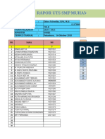 Aplikasi Rapor UTS VIII - B