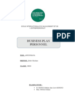 BUSINESS PLAN PERSONNEL DE ANGONMANA Sybile de GBM1