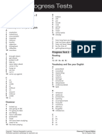 C1 Progress Tests Key