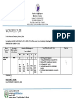 Workweek Plan: Republic of The Philippines Department of Education