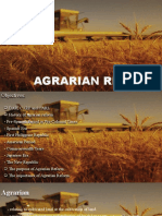 AGRARIAN REFORM: A HISTORICAL OVERVIEW OF LAND REFORM IN THE PHILIPPINES