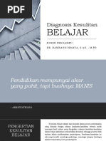 Diagnosis Kesulitan BELAJAR