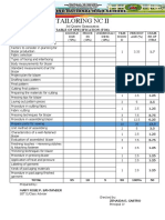 3rd Quarter Tailoring 2019-2020