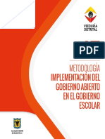 17 - Metodologia para La Implementacion Del Gobierno Abierto en El Gobierno Escolar