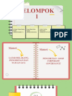 Latar Belakang Munculnya Good Corporate Governance (GCG) - Kelompok 1