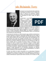 Fernando Belaúnde Terry, arquitecto y dos veces presidente del Perú (1963-1968 y 1980-1985