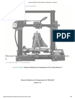 Manuel D'utilisation de L'imprimante 3D Creality Ender-3 - Manuels +