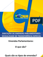 Como funcionam as emendas parlamentares: transferências especiais e com finalidade definida